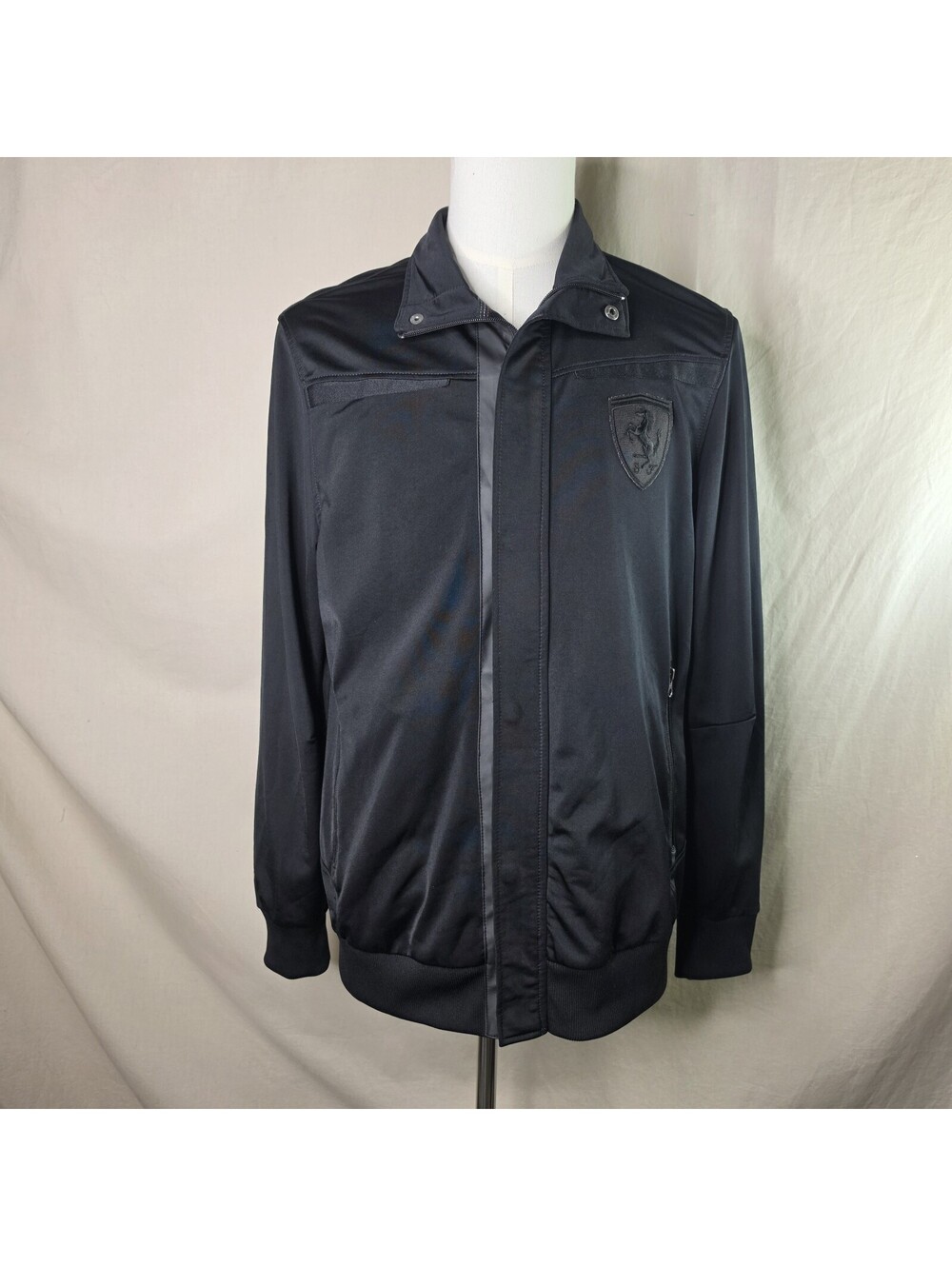 Puma Scuderia Ferrari Full Zip Jacket Men's L Black F1 Racing Official Supplier